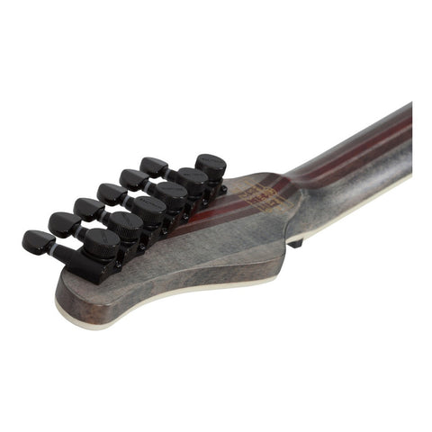 Guitarra Electrica Sólida Schecter Pt Sls Elite Evil Twin Diestro Satin Black Ébano