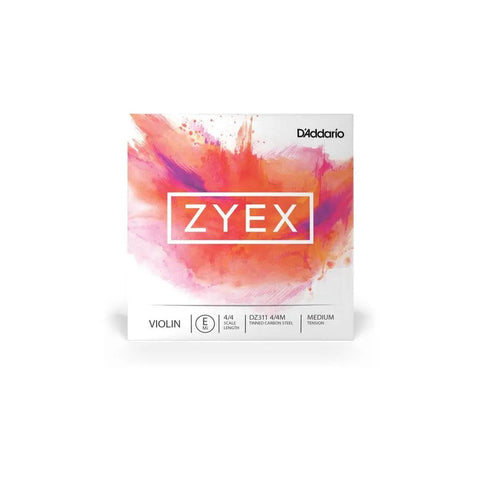 Cuerda De Violín D'addario Zyex Dz311 4/4m De Tensión Media