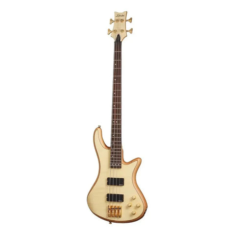 Schecter Stiletto Custom-4 Snt Bajo Eléctrico Act 4 Cuerdas Orientación De La Mano Diestro Brillante