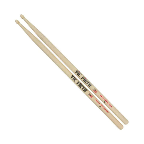 Vic Firth 2b Baquetas 16 1/4 Punta Madera Batería Percusión Color Beige