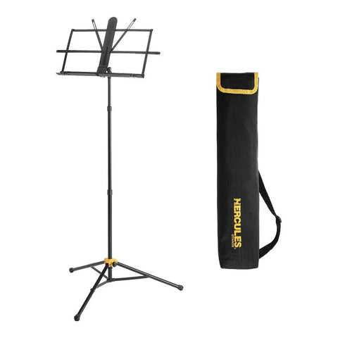 Soporte Para Partituras Hércules, Plegable Y Resistente, Modelo Bs118bb Awesome Black