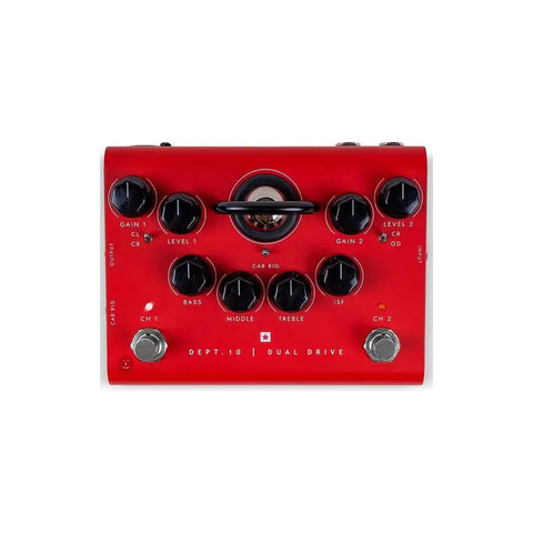 Pedal Overdrive 2 Canales Blackstar Dept. 10 Dual Drive Guitarra Eléctrica Rojo