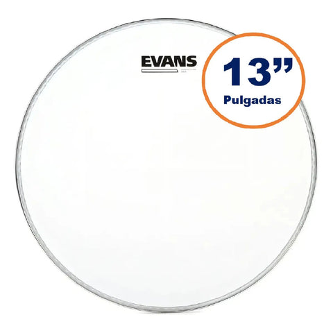Parche Resonante Para Tarola 13 S13h30 Evans Blanco