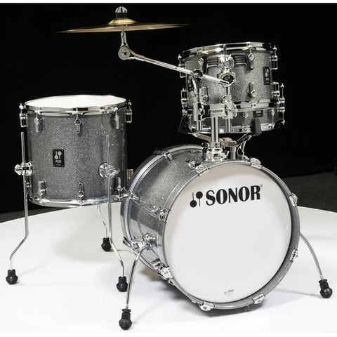 Bateria Sonor Aq2 Bop 4 Pzas Bombo 18 PuLG Cuarzo Titanio Cuarzo Titanio