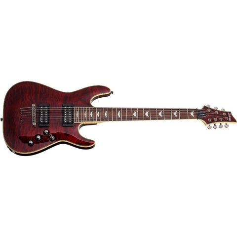 Guitarra Eléctrica Schecter Omen Extreme-7 Caoba Humbucker Black Cherry