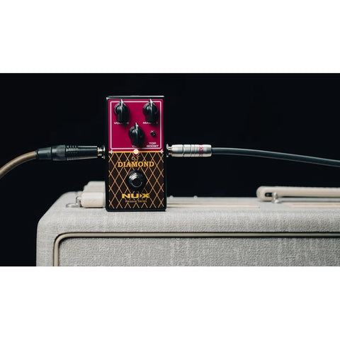 Pedal Nux 63 Diamond Overdrive Reissue Series Vox Ac30 Color Negro