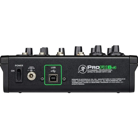 Consola Mackie Profx6v3 De Mezcla