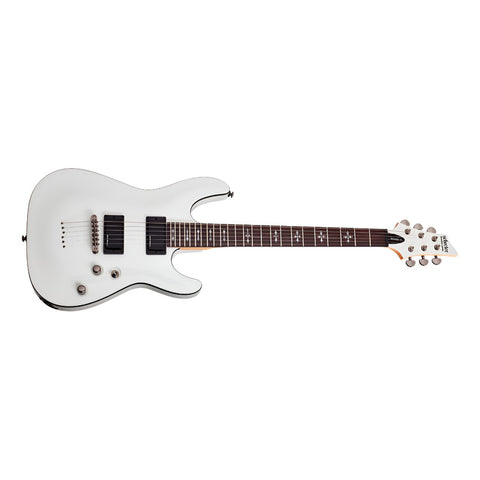 Guitarra Electrica Blanco Vintage Schecter Demon-6 Vwh Diestro Vintage White Wengué