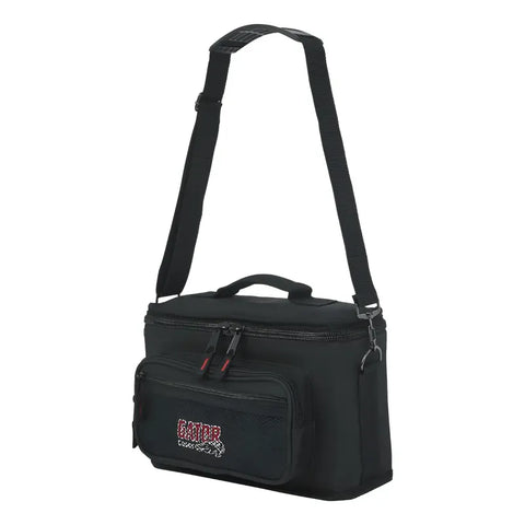 Funda De Nylon Para 4 Micrófonos Gator Gm-4 Negro
