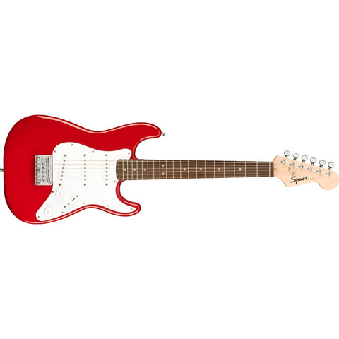 Guitarra Squier Mini 3/4 Stratocaster 0370121554 Diestro Dakota Red Laurel Indio