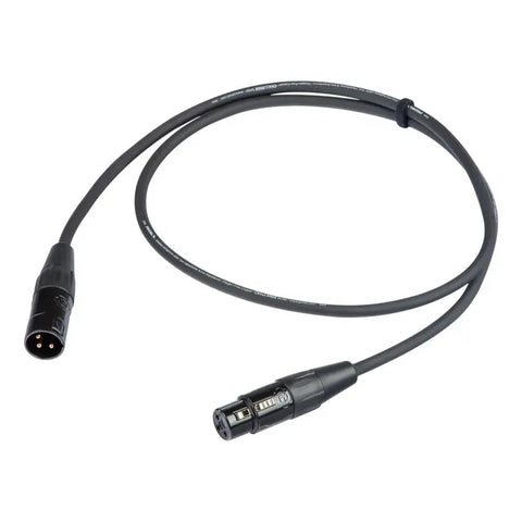 Cable Xlr Proel 10 Metros Conectores Oro Audio Profesional Negro