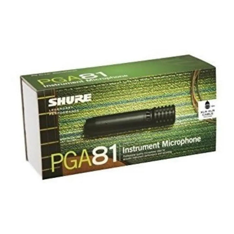 Pga81-xlr Shure Microfono Color Negro