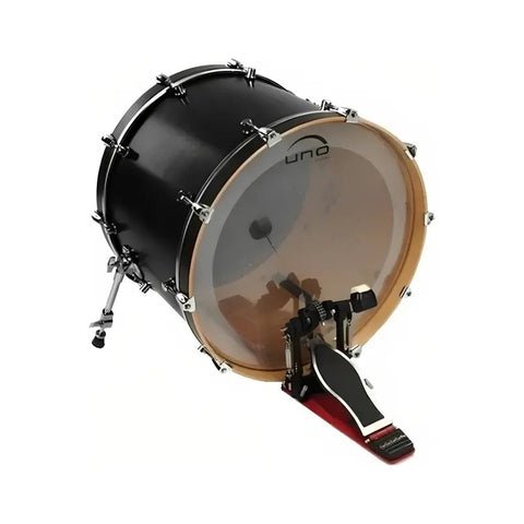 Parche De Bombo Uno By Evans Eq4 Clear 22 Pulgadas Ubd22eq4 Transparente
