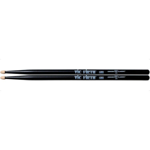 Vic Firth 5bb Baquetas 5b Punta De Madera Batería Percusión Color Negro 2b