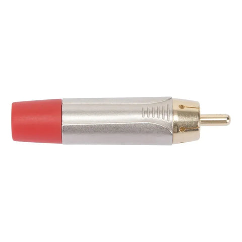 Conector Rca Macho Proel Profesional Con Contactos Dorados