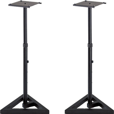 Par Bases Stands P/ Monitor Ajustable, Quiklok Bs300 Color Negro