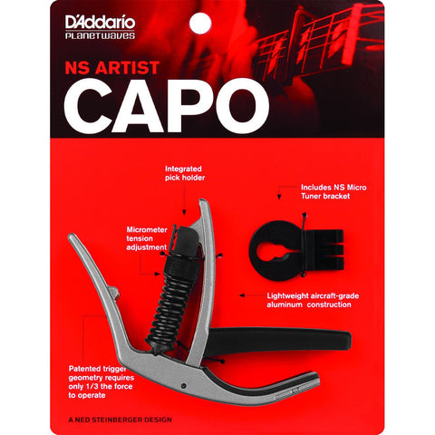 Capodastro Estilo Gatillo P/guitarras Planet Wave Pw-cp-10s