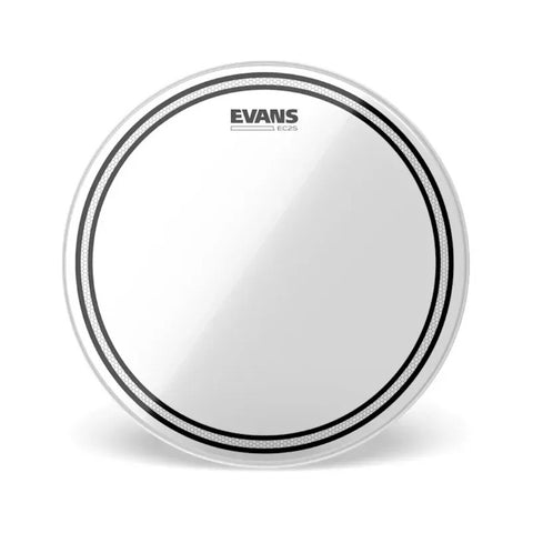 Evans Tt14ec2s Parche Para Tom 14 Pulgadas Dos Capas Clear Transparente