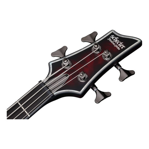 Bajo Eléctrico Schecter Hellraiser Extreme-4 Crimson Red Bur Diestro Rojo Mate 4