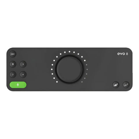 Interfaz De Audio Usb Plug & Play 4 In 4 Out Audient Evo 8 Negra