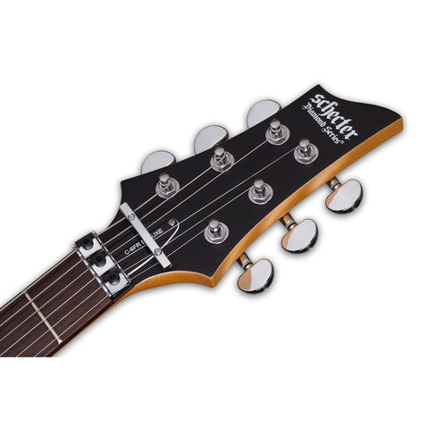 Guitarra Electrica Para Zurdo, Schecter C-6 Fr Deluxe Lh Zurdo Negro