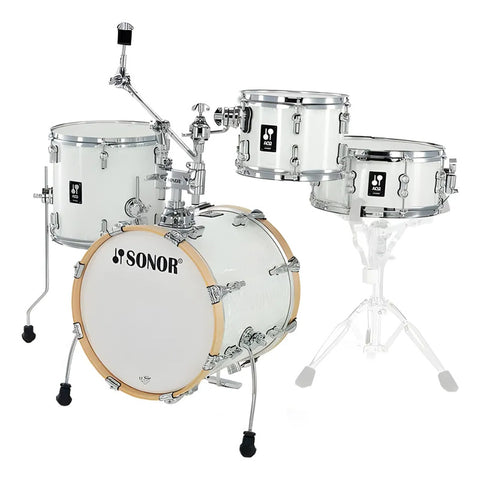 Bateria Bombo De 16  Sonor S/stands Aq2 Safari Set Whp Blanco Aperlado