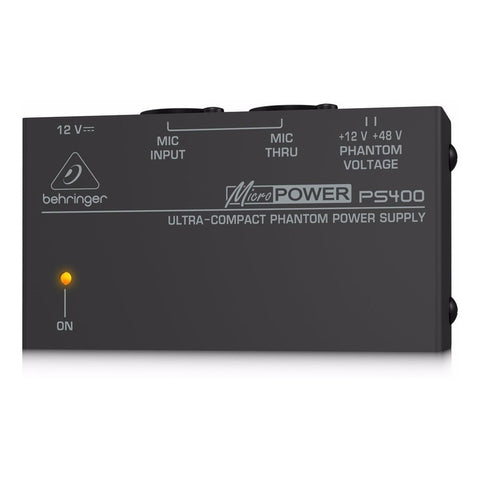Fuente Alimentación Micrófonos Phantom Power Behringer Ps400
