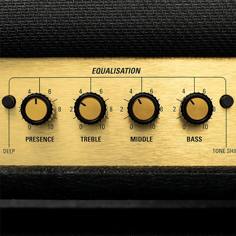 Perilla Con Seguro Grande Planet Waves Para Amplificadores Negro/dorado