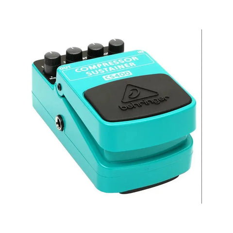 Behringer Cs-400 Compressor/sustainer Pedal Para Guitarra Color Verde Verde Claro