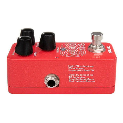 Mini Pedal Uni-vibe Chorus Nux Nch-3 Voodoo Vibe Rojo