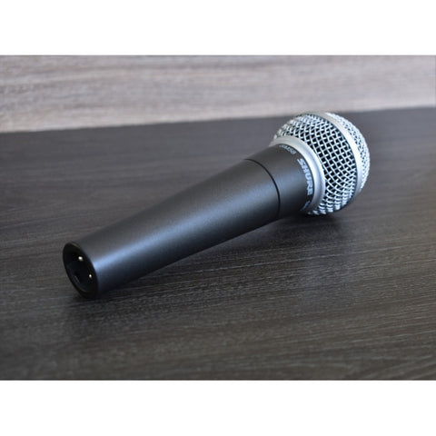 Micrófono Original Dinámico Con Interruptor, Shure Sm58s Gris