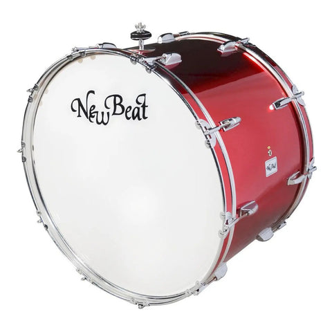 Tambora De 24 X 20 Pulgadas Color Rojo New Beat Nbmd-2420c