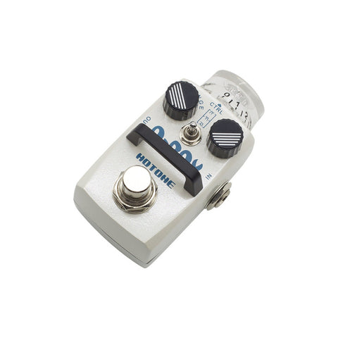 Hotone Saw-1 Q-box Pedal Efecto Filtro Auto Wah P/ Guitarra Color Blanco