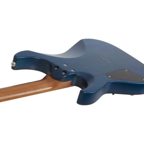 Guitarra Schecter C-1 Standard Plus Blue Fade Stratocaster Right Transparent Black Burst Roasted Maple Diestro Azul