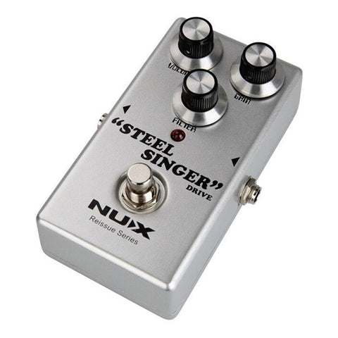 Pedal Overdrive Para Guitarra Nux Steel Singer Drive Plateado
