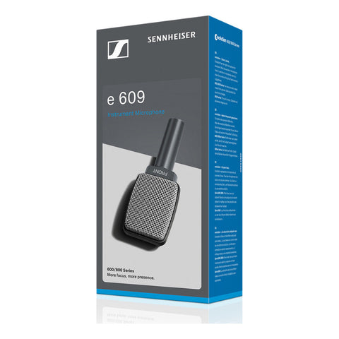 Micrófono Cardioide P/combos Y Bafles Sennheiser E609silver Plateado