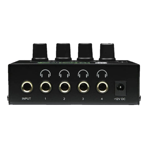 Amplificador De Audifonos 4 Vias 1/4 PuLG Trs Mackie Hm-4 Negro