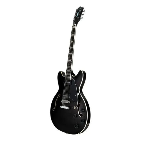 Guitarra Eléctrica Mars Modelo Hollowbody 335 P90 Satin Grey Diestro Gray