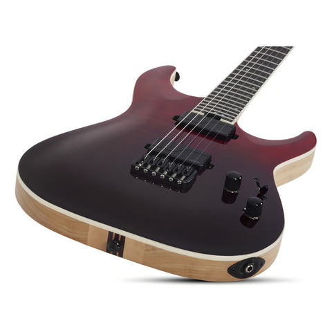 Guitarra Electrica Schecter C-1 Sls Elite Blood Burst Bdb Fresno Brillante Orientación De La Mano Diestro