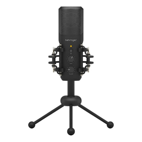 Microfono Usb   Plug And Play  Supercardoide Behringer Bu200 Negro