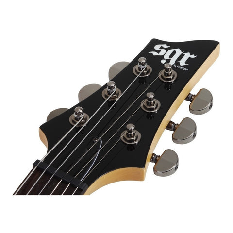 Guitarra Eléctrica Color Negro, Sgr By Schecter C1 Diestro Gloss Black Palo De Rosa