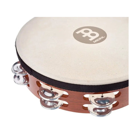 Pandero Parche De Piel Crotalos De Aluminio Meinl Tah2a-ab Café