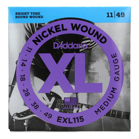 Cuerdas Estandar Para Guitarra Eléctrica 4:4 D'addario Xl Exl115