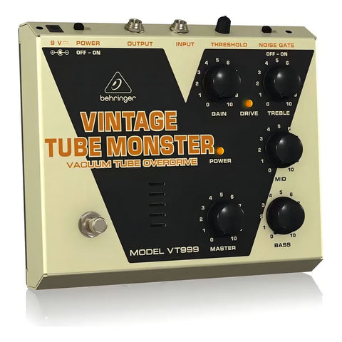 Pedal Vintage Tube Monster P/ Guitarra, Behringer Vt999 Amarillo