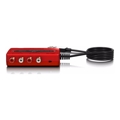 Interface De Audio Usb Con Salida Digital, Behringer Uca-222 Rojo