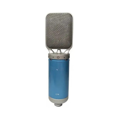 Microfono Vocal Condensador Unidireccional Eikon C14 Azul/gris