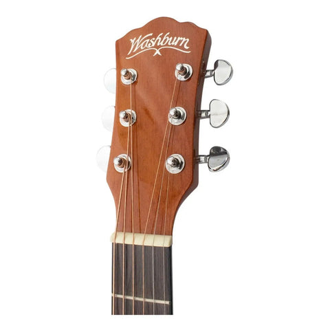Guitarra Acústica De 6 Cuerdas Folk Washburn Af5k Natural Diestro Madera Técnica