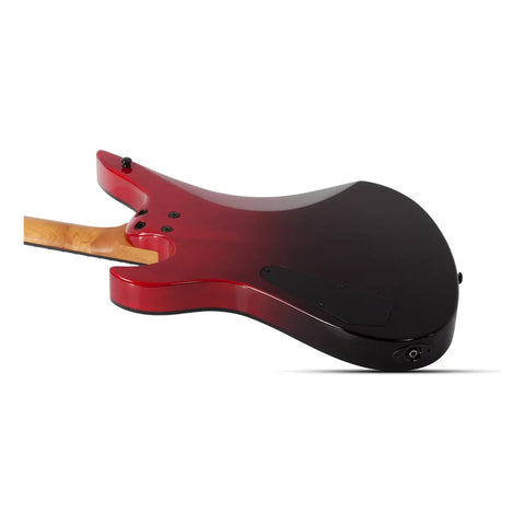 Guitarra Eléctrica Schecter Avenger Standard Blood Burst Color Rojo Material Del Diapasón Palo De Rosa Orientación De La Mano Diestro