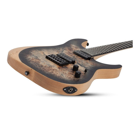 Guitarra Electrica 6 Cuerdas, Schecter Reaper-6 Cbu Diestro Charcoal Burst Ébano