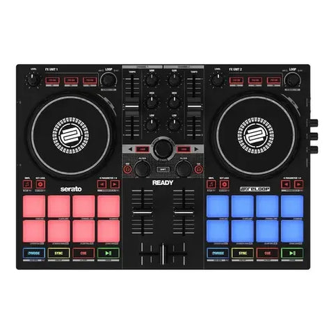 Controlador Dj 2 Decks Reloop Ready Negro Con Salida Rca